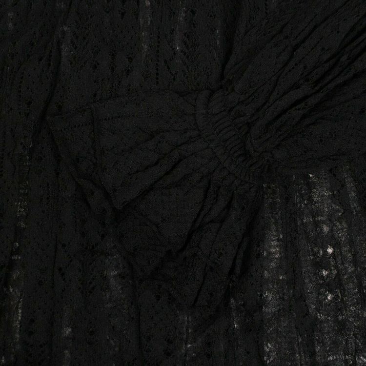 Saint Laurent Sheer Oversize Blouse Shirt Black