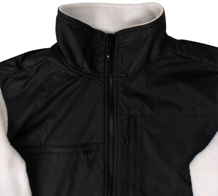 The North Face Collared Mountain Q Logo Jacket BlackWhite