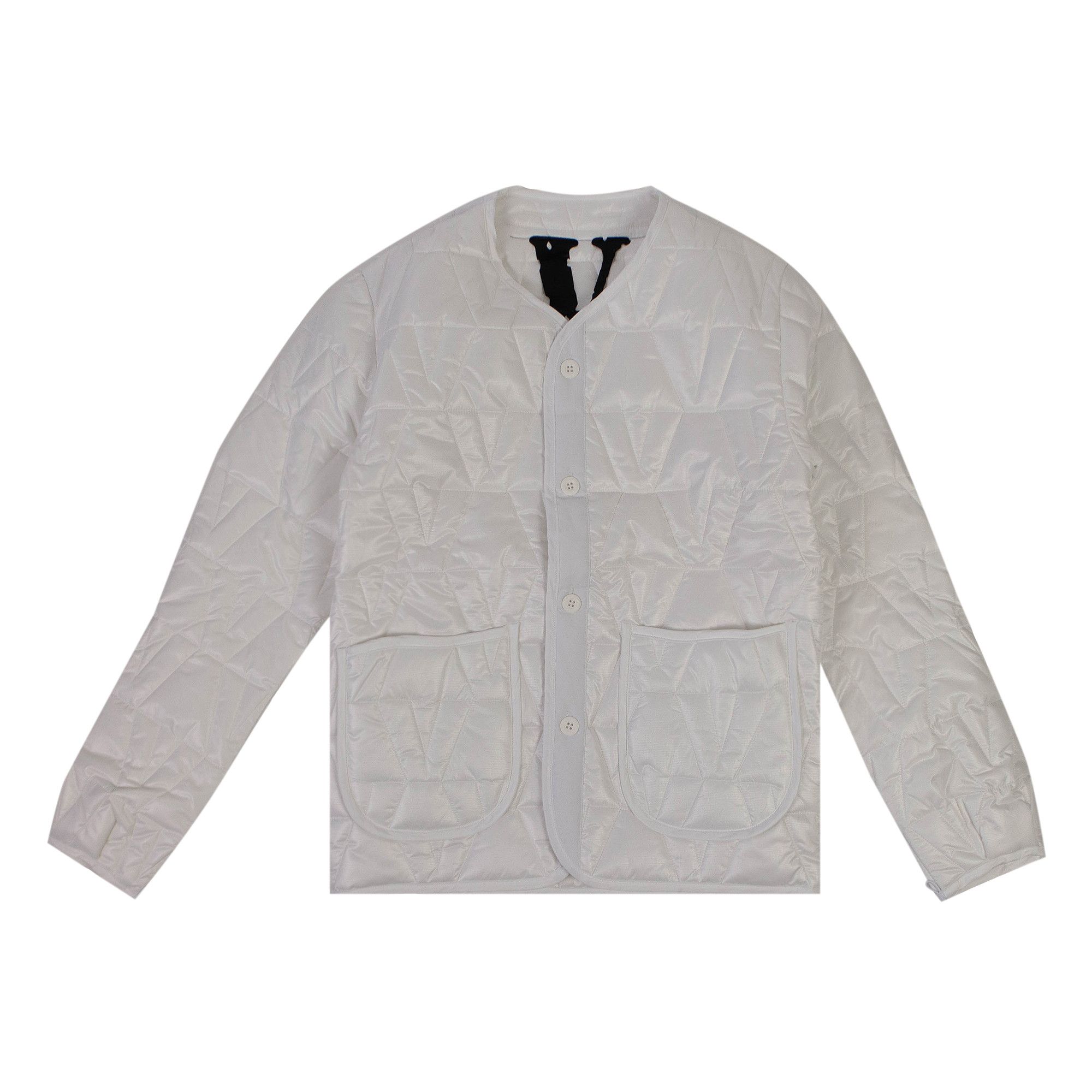 Buy Vlone Quilted Jacket 'Whte' - 1020 100000308QJ WHTE | GOAT