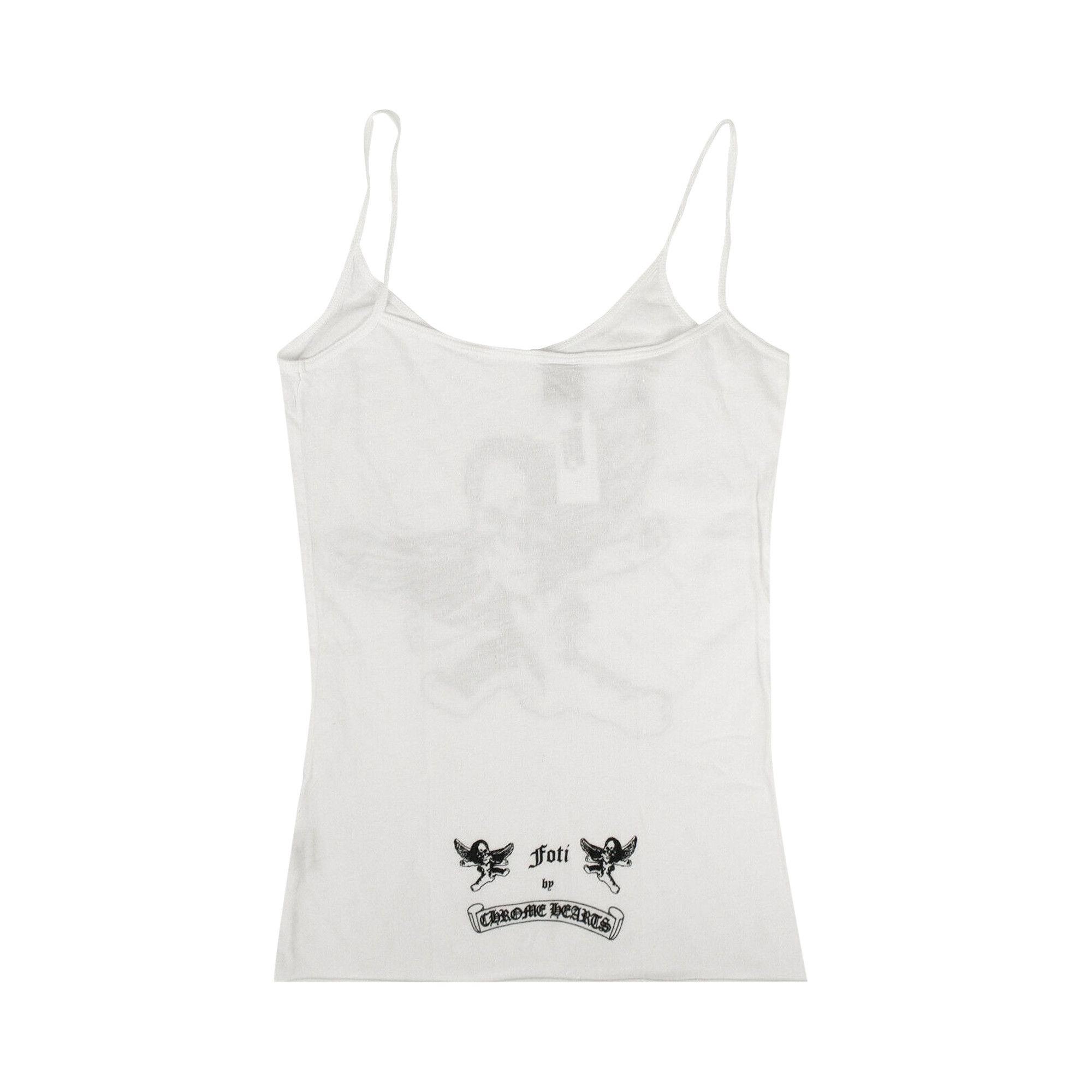 Buy Chrome Hearts FOTI Miss Lerlene Skull Cami Tank Top 'White