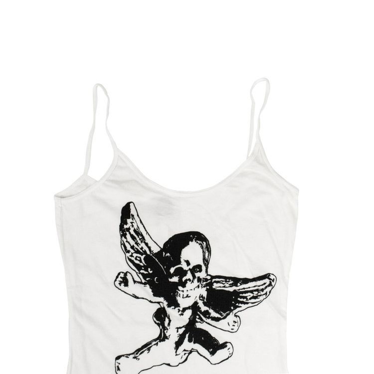 Chrome Hearts FOTI Miss Lerlene Skull Cami Tank Top White