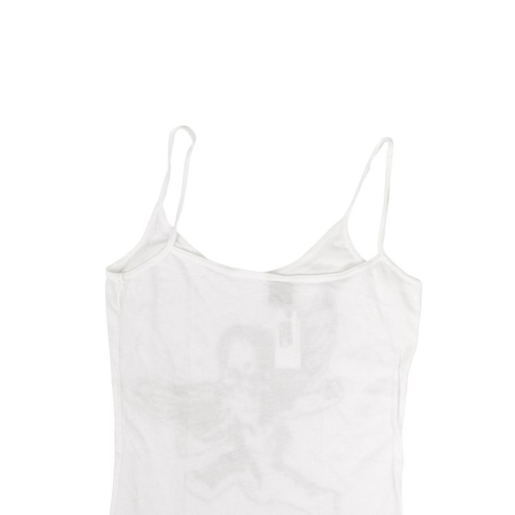 Chrome Hearts FOTI Miss Lerlene Skull Cami Tank Top White