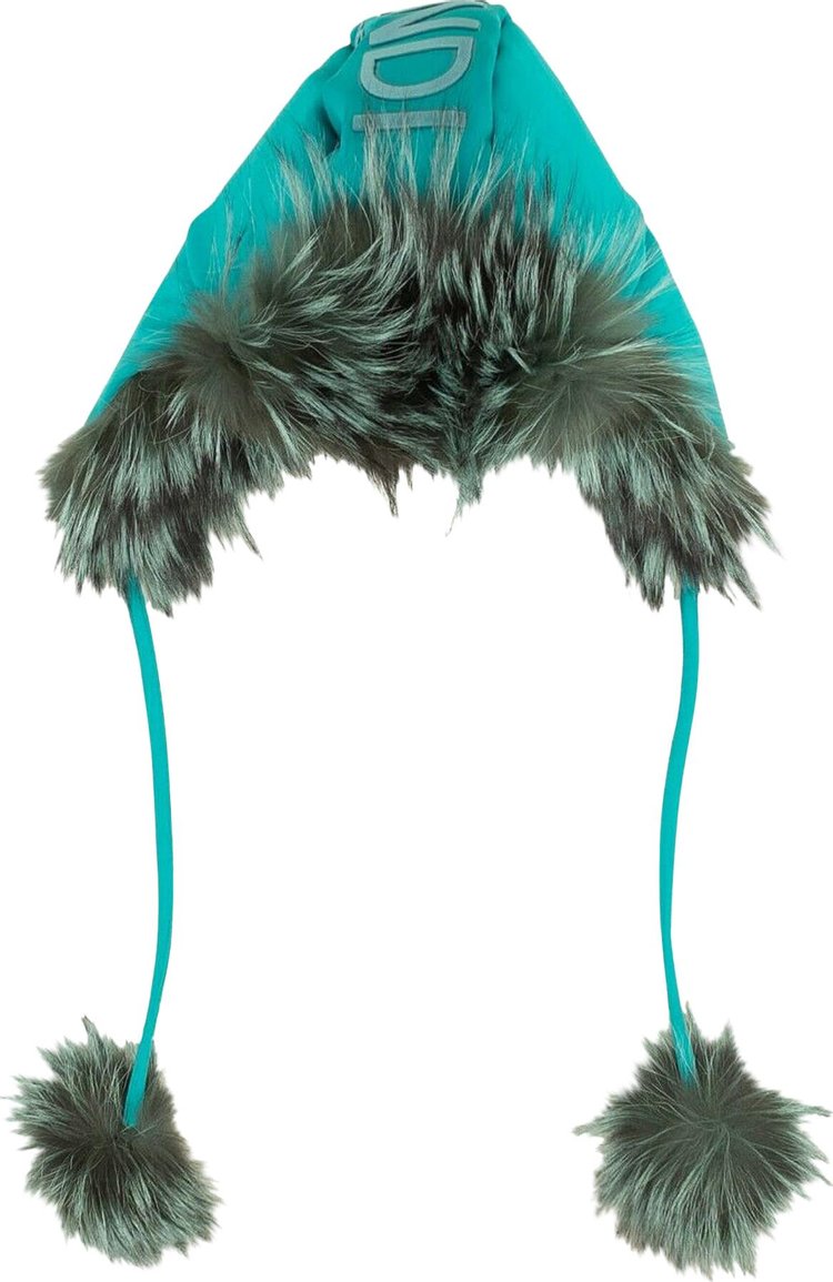 Fendi Aviator Winter Fox Fur Hat 'Blue'