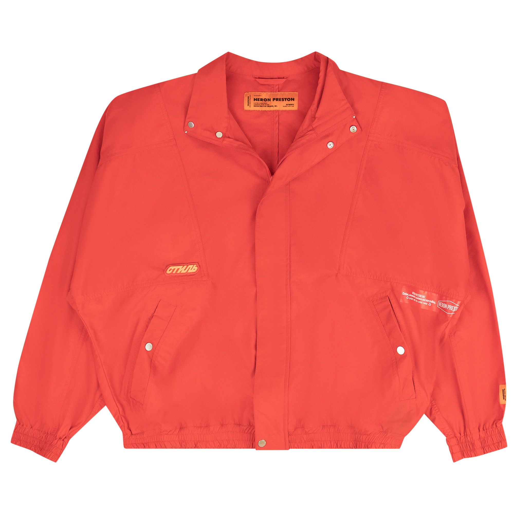 Heron preston sales orange windbreaker