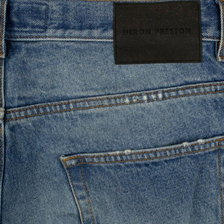 Heron Preston Five Pocket Design Jean Pants Blue Denim