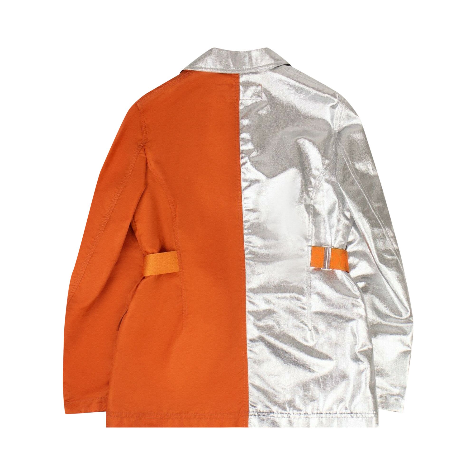 Heron preston silver jacket sale