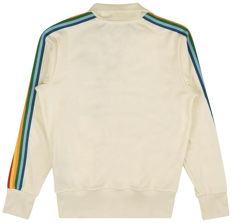 Palm Angels Zip Up Track Jacket White