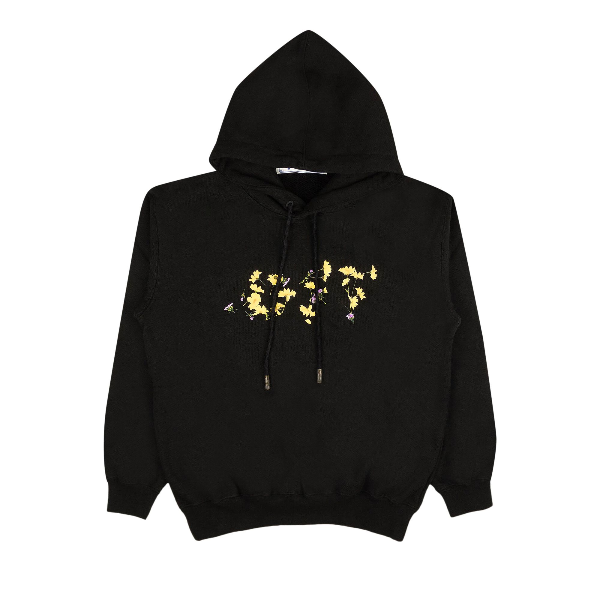 Off white flowers hoodie hot sale