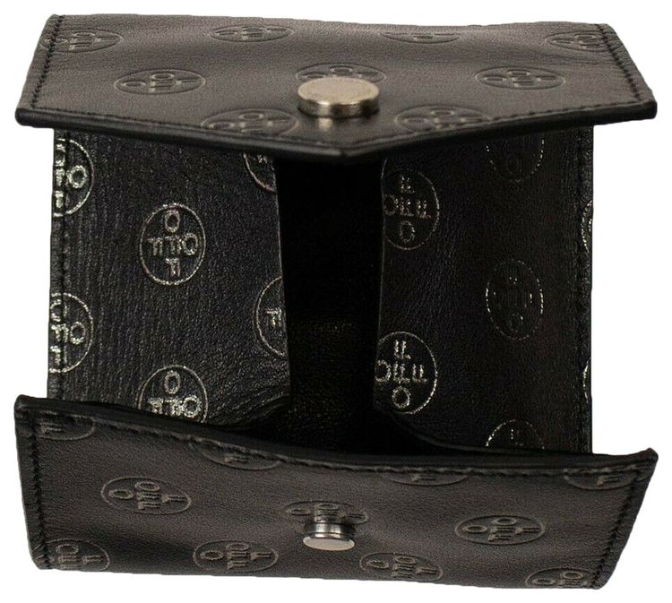 Off White Logo Envelope Coin Pouch Black