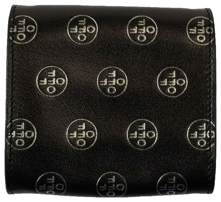 Off White Logo Envelope Coin Pouch Black
