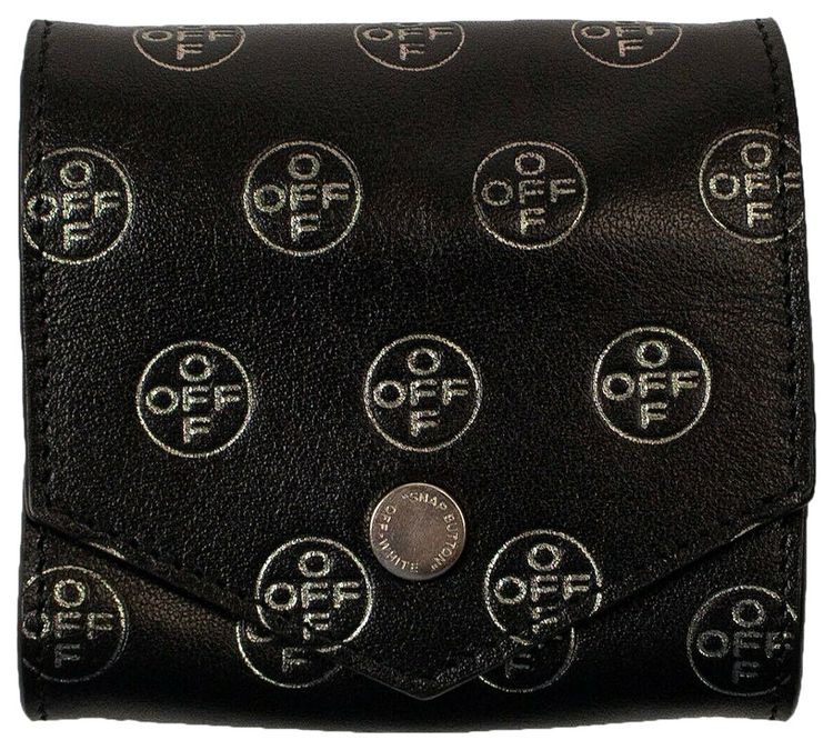 Off White Logo Envelope Coin Pouch Black
