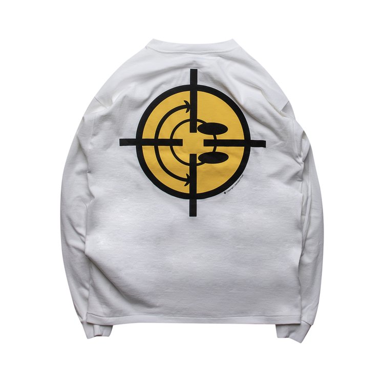 READYMADE Long Sleeve Target Tee White