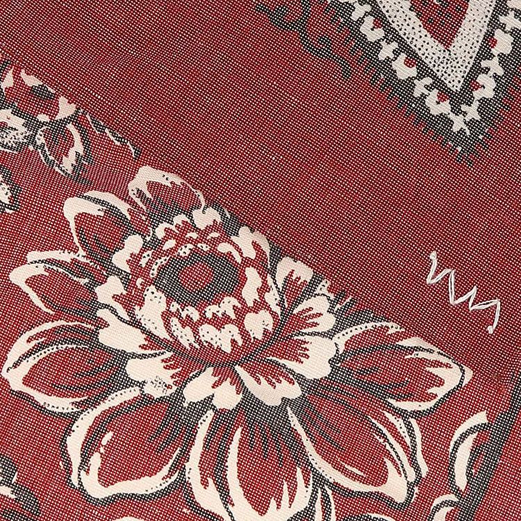 Visvim Wildflower Scarf Red