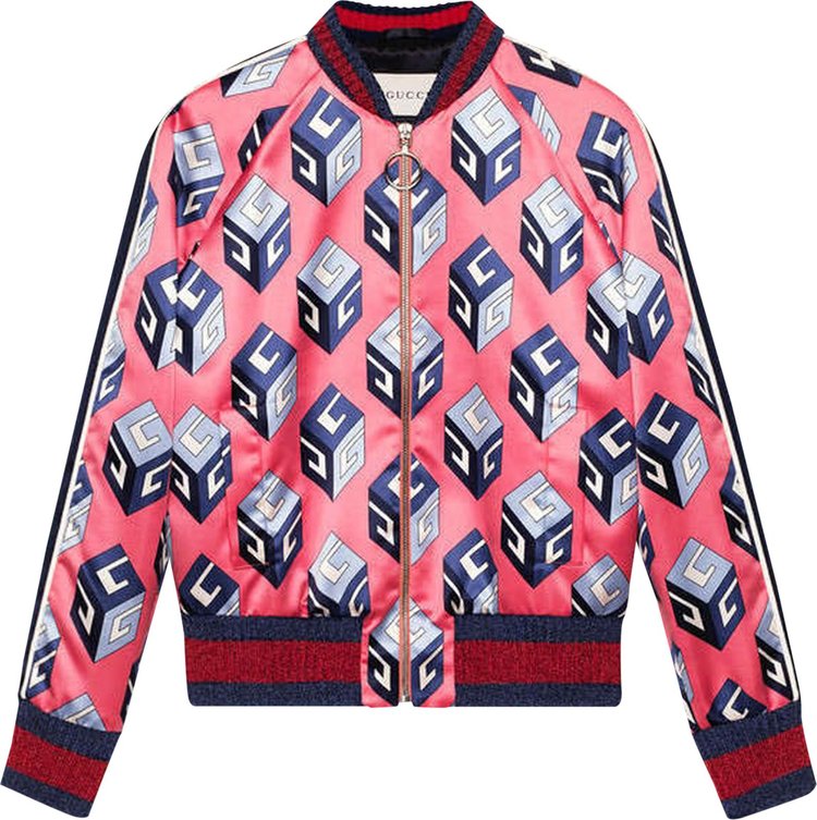 Gucci GG Print Duchesse Bomber Jacket 'Multicolor'