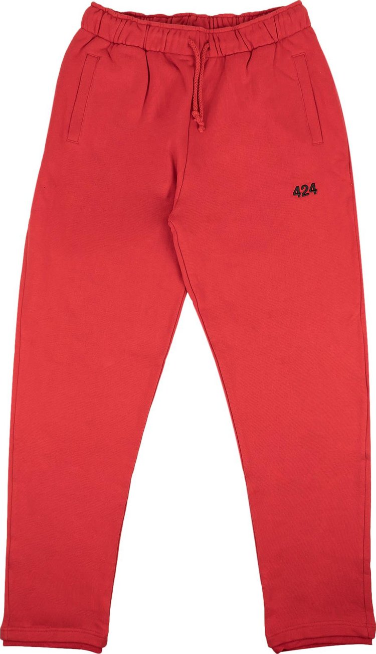 424 Logo Sweatpants Red