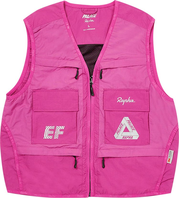 Buy Palace x Rapha EF Education First Utility Vest 'Pink' - AUG01XXPNK