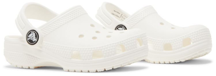 Classic Clog Toddler White