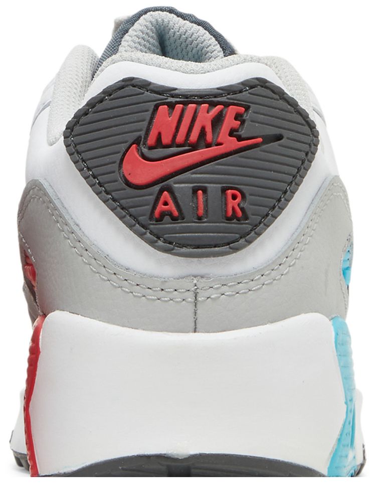Nike Air Max 90 Leather GS White Chlorine Blue