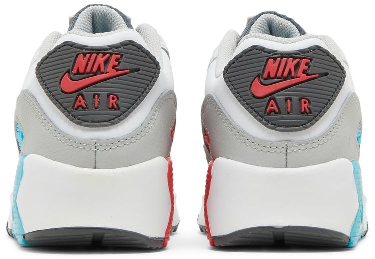 Nike Air Max 90 Leather GS White Chlorine Blue