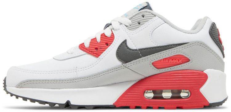 Nike Air Max 90 Leather GS White Chlorine Blue