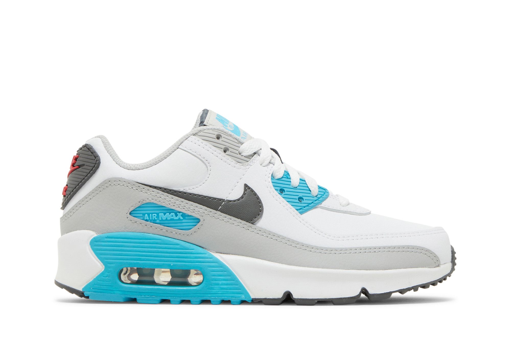 Buy Air Max 90 Leather GS White Chlorine Blue CD6864 108 GOAT AU