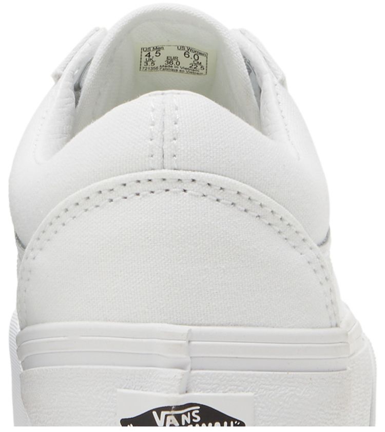 Vans Old Skool Platform True White