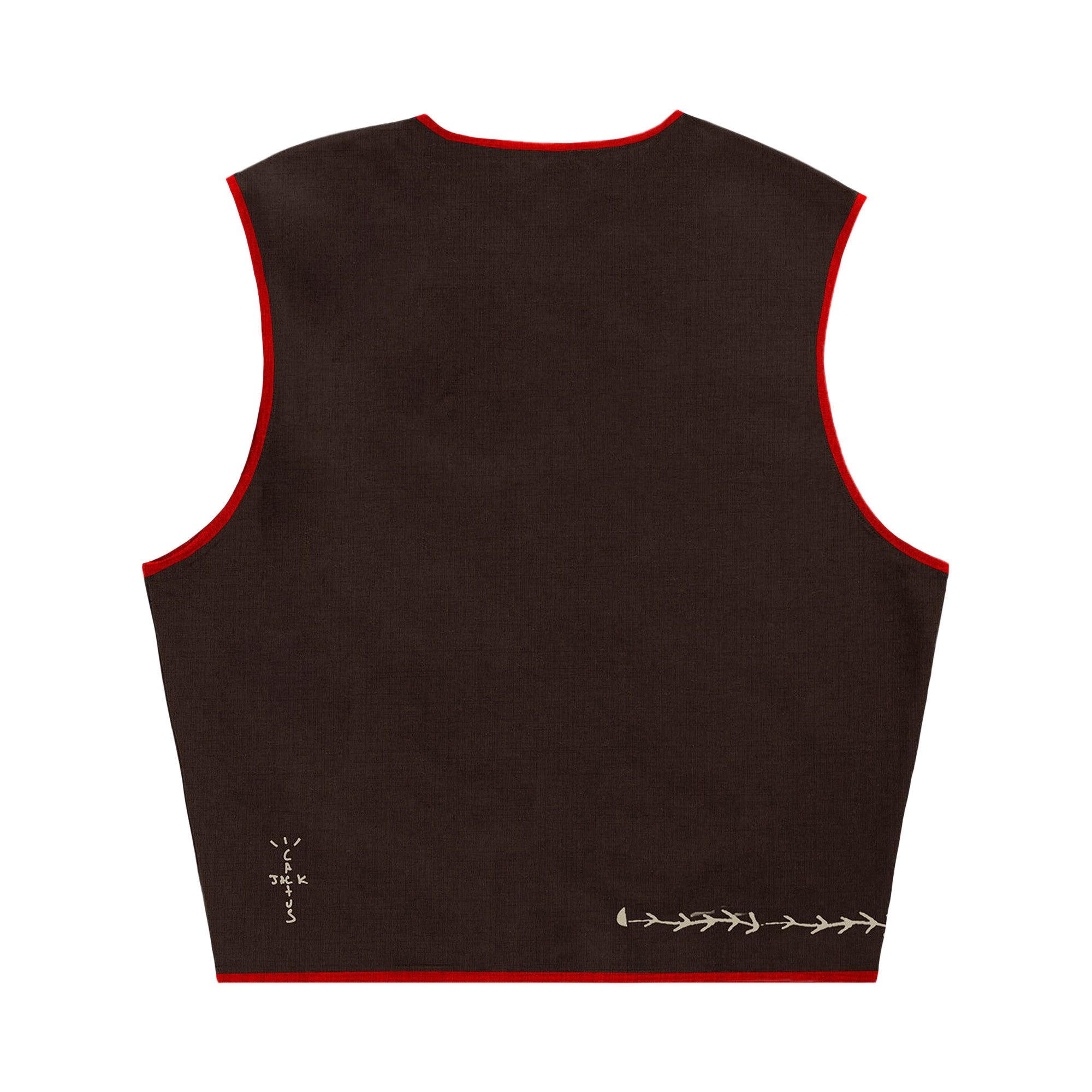 Buy Cactus Jack by Travis Scott Sleep In Reverse Vest 'Brown