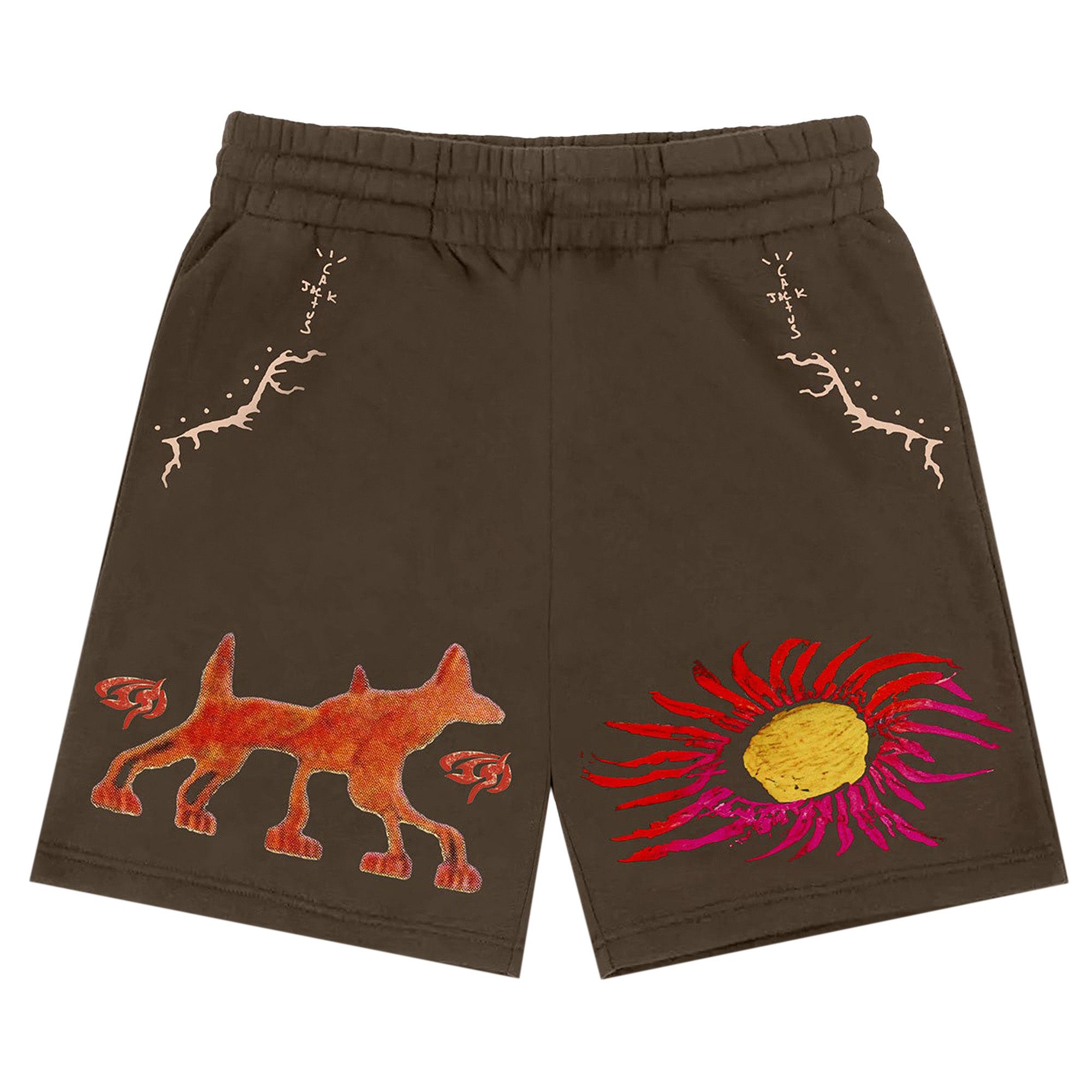 Cactus Jack by Travis Scott Sun Shorts Brown