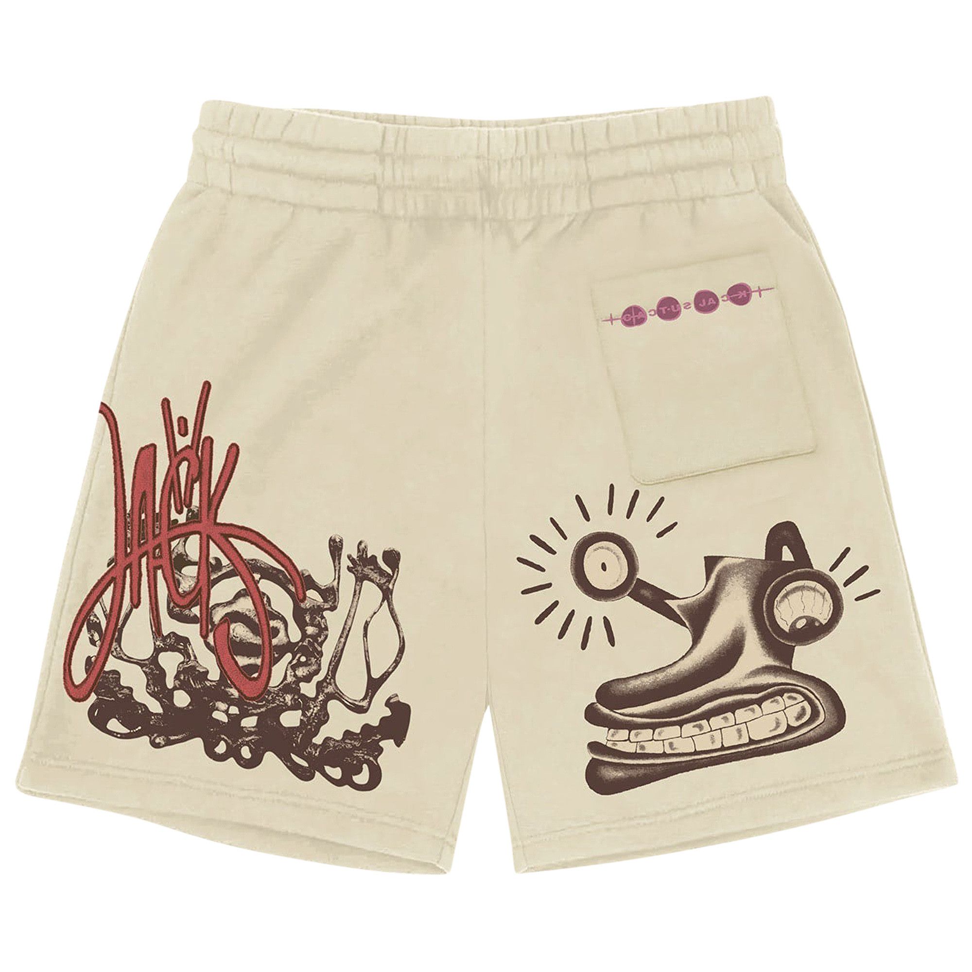 Buy Cactus Jack by Travis Scott Character Shorts 'Off White