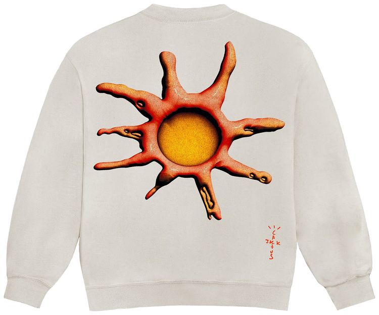 Cactus Jack by Travis Scott DLTLFRT Crewneck Off White