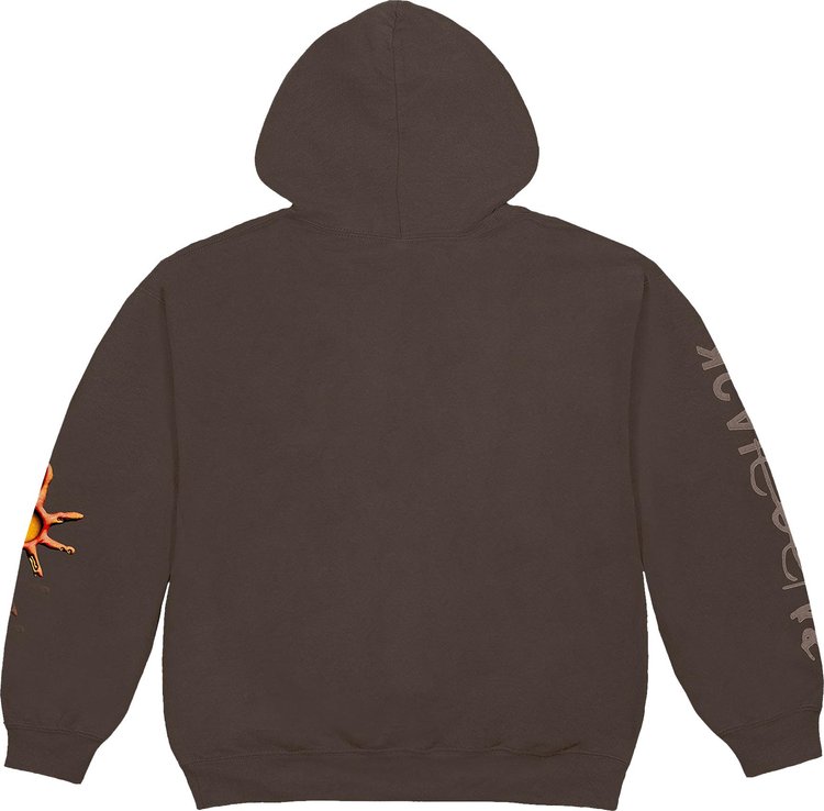 Cactus Jack by Travis Scott Reverse Dog Zip Up Hoodie Brown