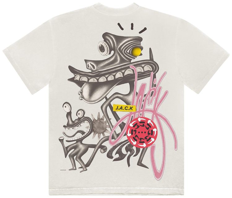 Cactus Jack by Travis Scott Artifacts Tee Off White
