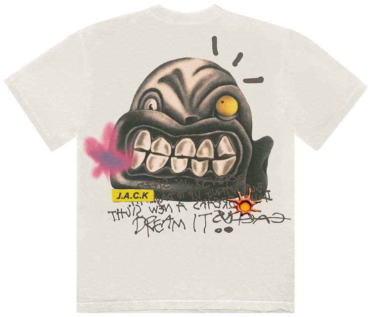 Cactus Jack by Travis Scott Dream It Tee Off White