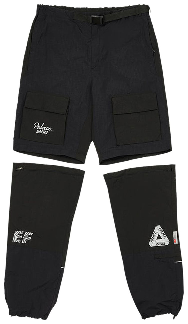 Palace x Rapha EF Education First Tech Zip Off Trousers Black