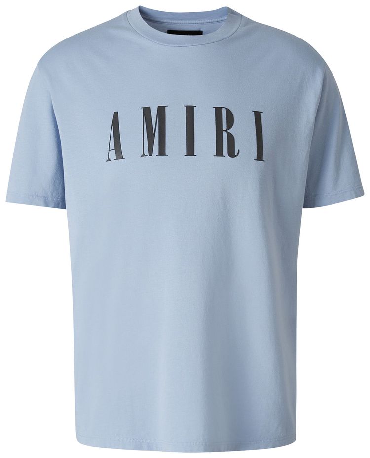 Amiri Core Logo Tee Dusty Blue