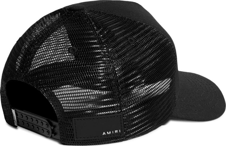 Amiri Stencil Trucker Hat Black