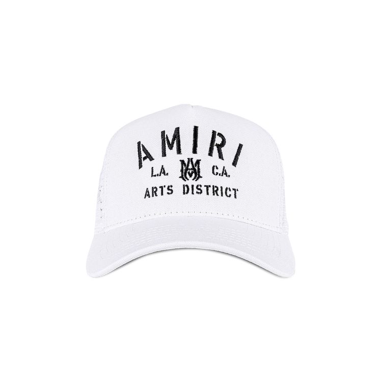 Amiri Stencil Trucker Hat White