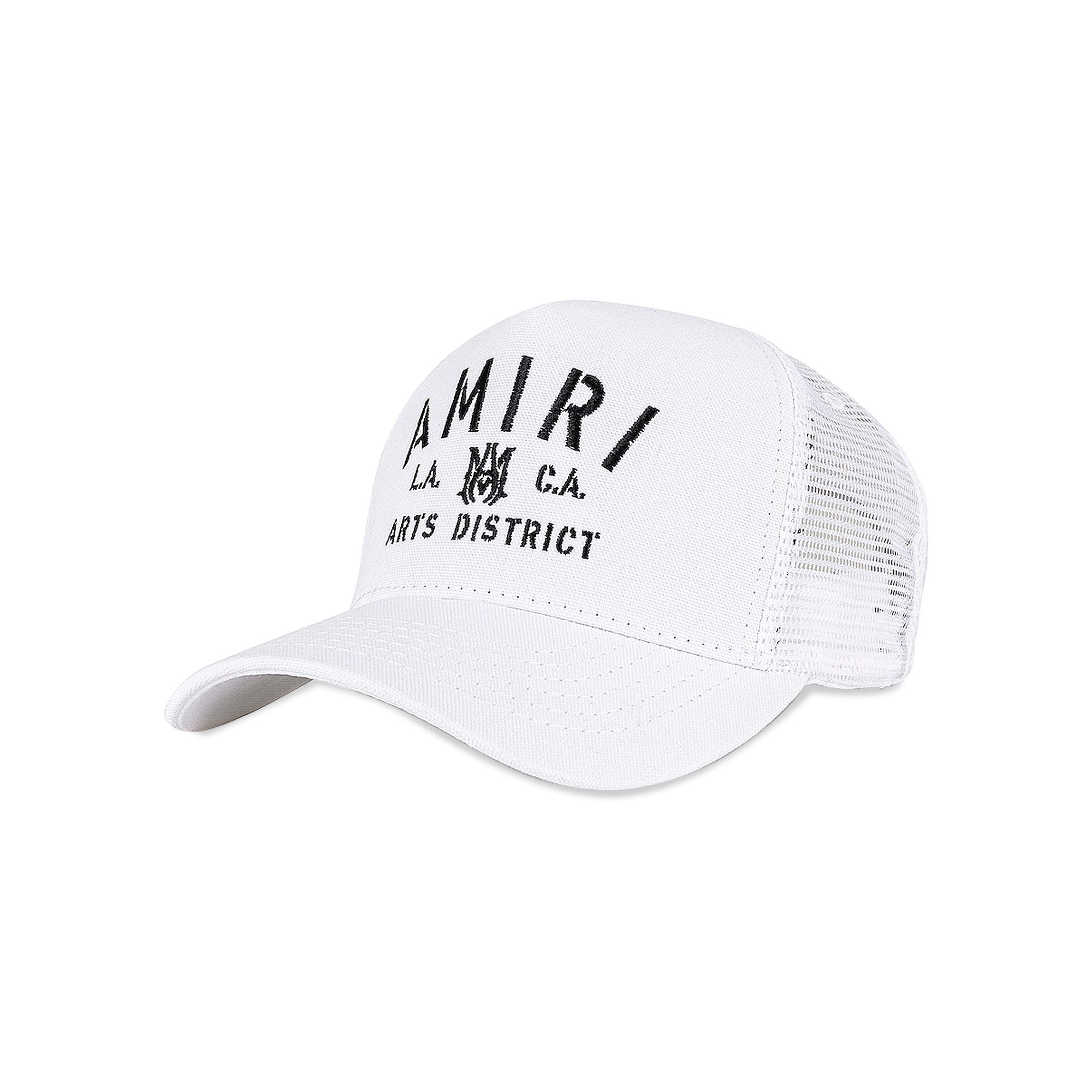 Buy Amiri Stencil Trucker Hat 'White' - PF22MAH004 100 WHIT
