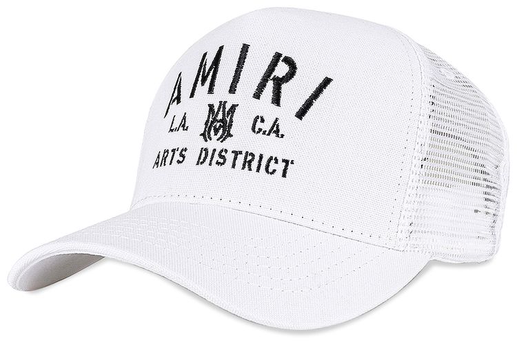 Amiri Stencil Trucker Hat White