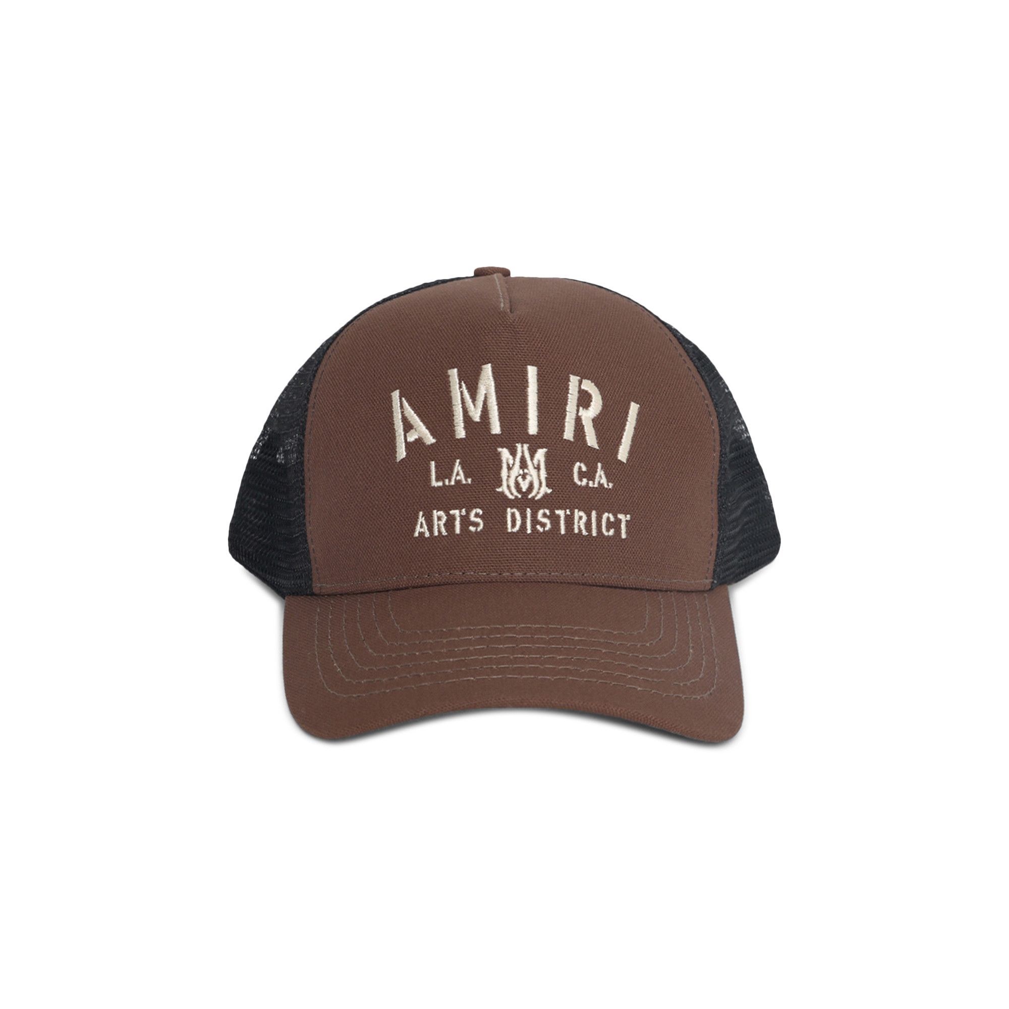 AMIRI: Black 'Arts District' Trucker Cap | SSENSE
