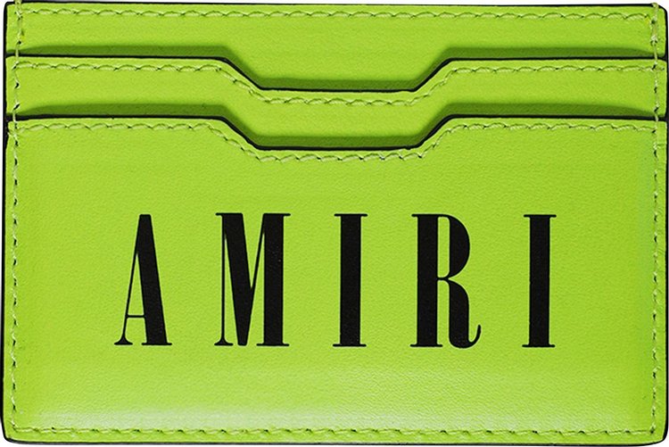 Amiri Nappa Card Holder 'Neon'
