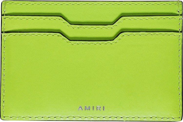 Amiri Nappa Card Holder Neon