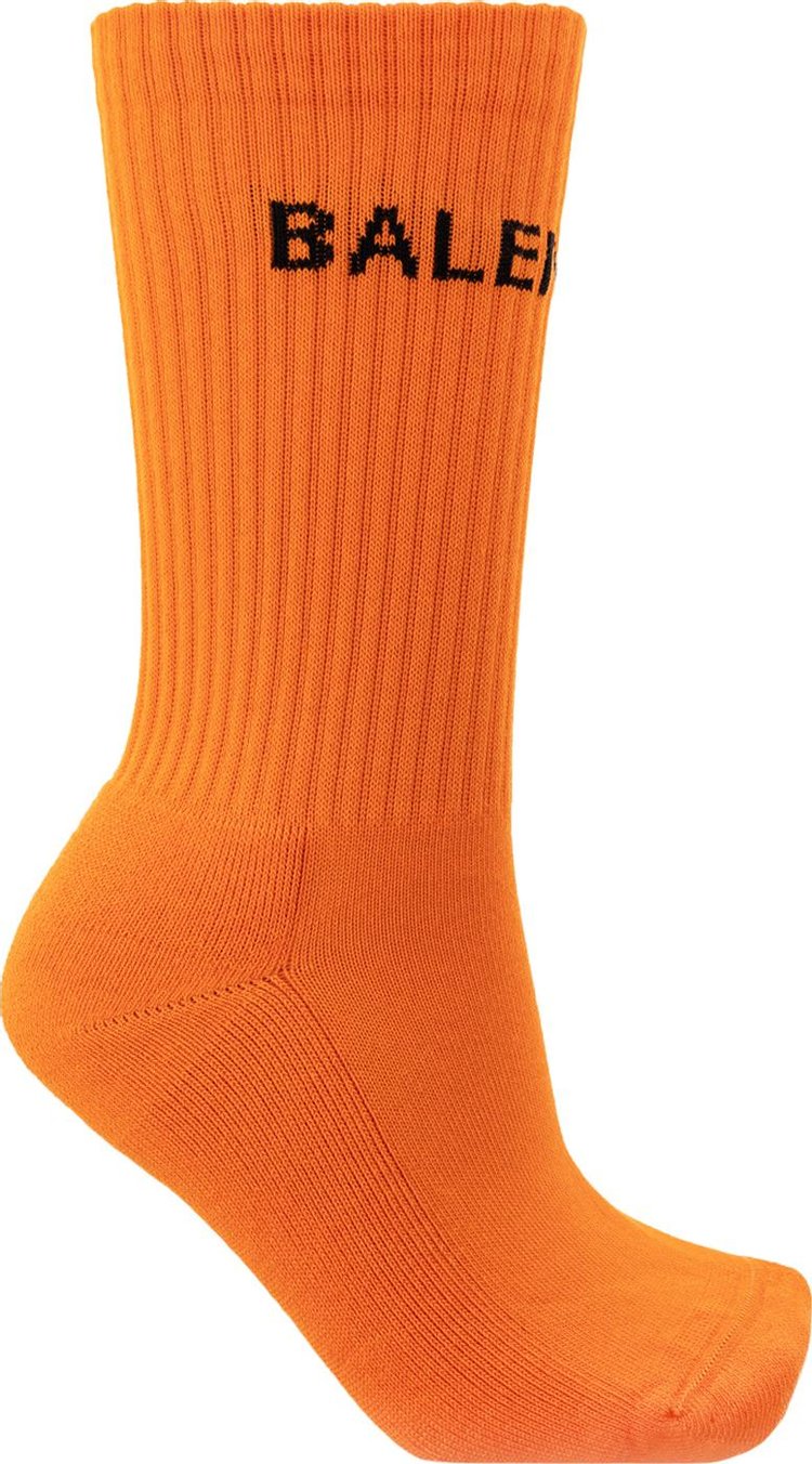 Balenciaga Tennis Socks 'Orange/Black'