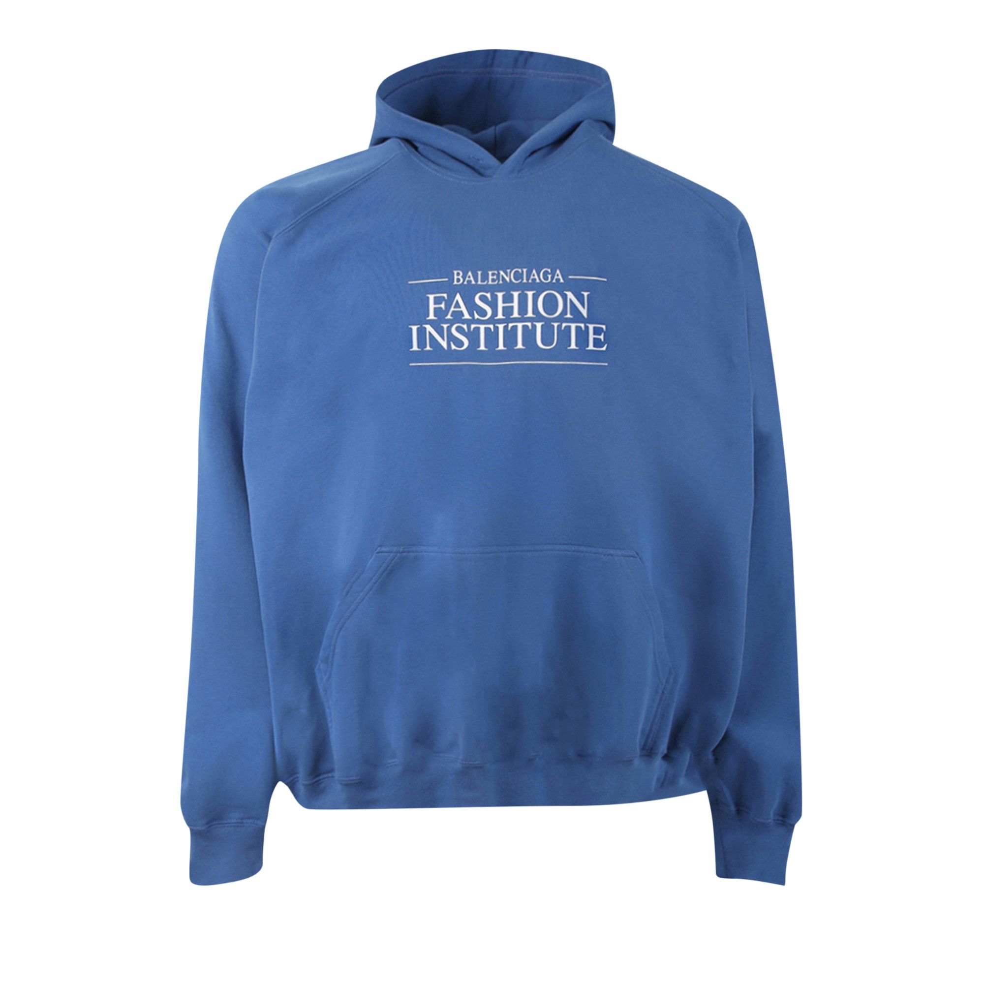 Buy Balenciaga Oversized Hoodie 'Ocean Blue/White' - 697879