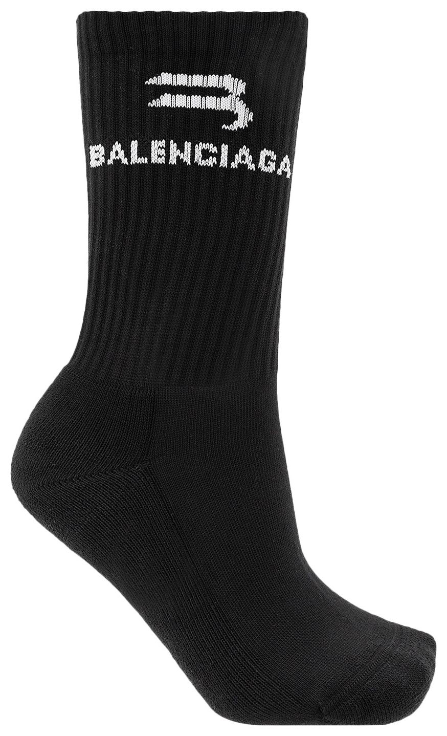 Buy Balenciaga Socks 'Black/White' 659278 372B4 1077 GOAT