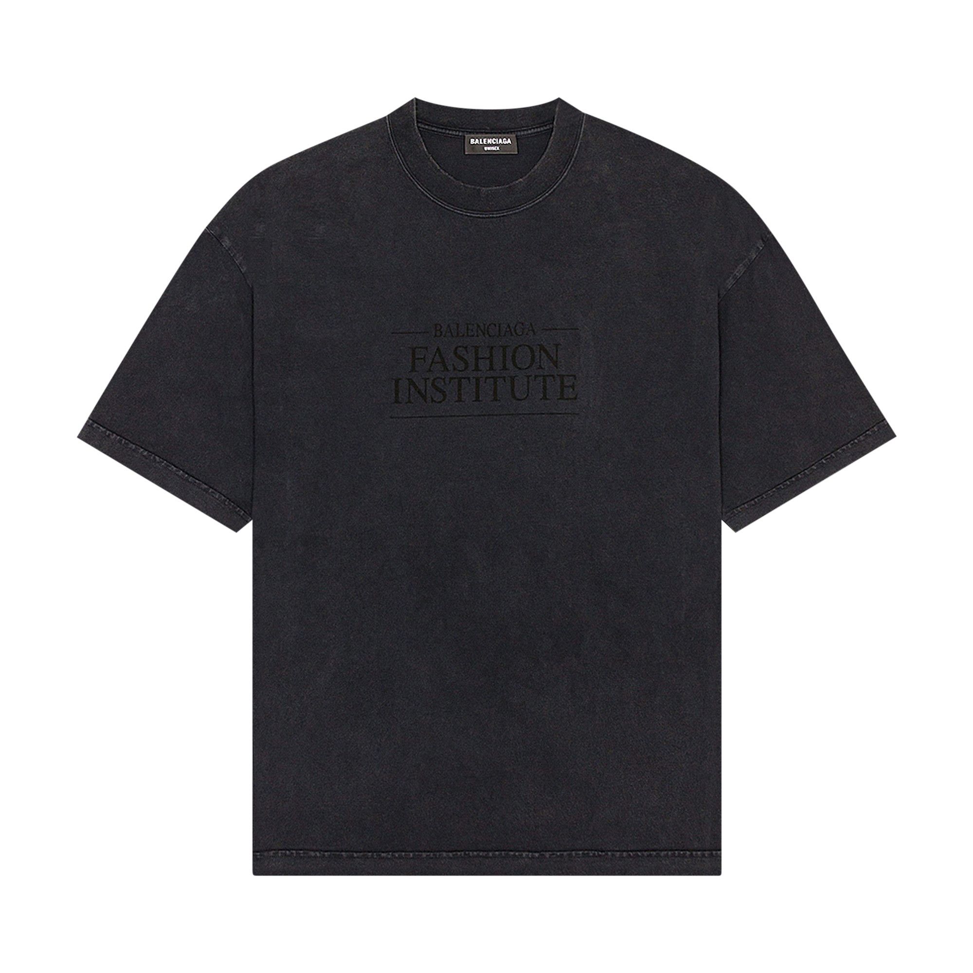 Buy Balenciaga Medium Fit T-Shirt 'Washed Black' - 612966 TMVH6