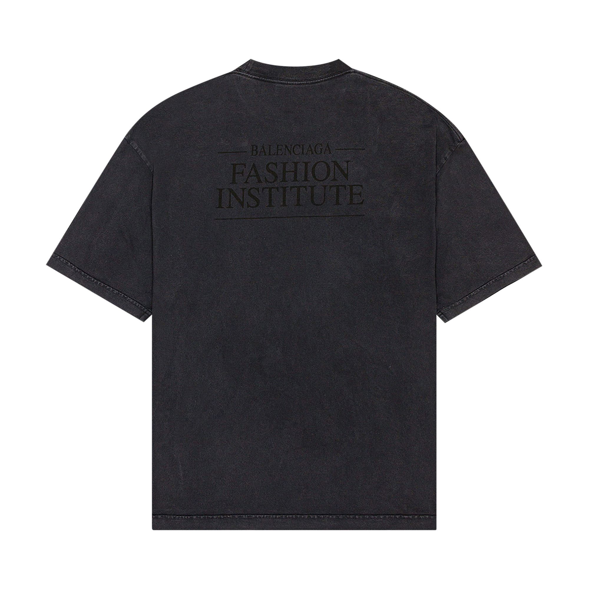 Buy Balenciaga Medium Fit T-Shirt 'Washed Black' - 612966 TMVH6
