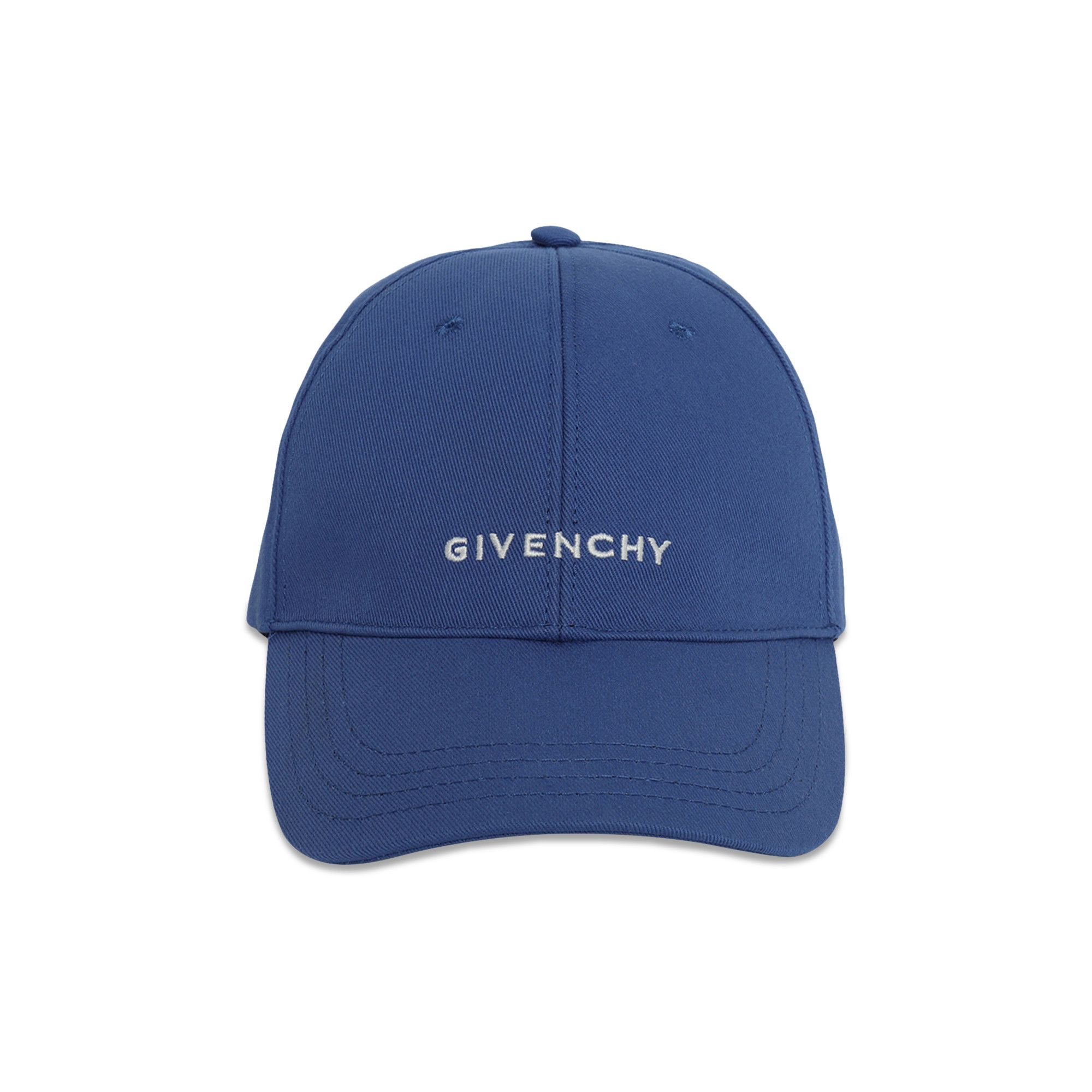 Buy Givenchy Curved Cap With Embroidered Logo 'Ocean Blue