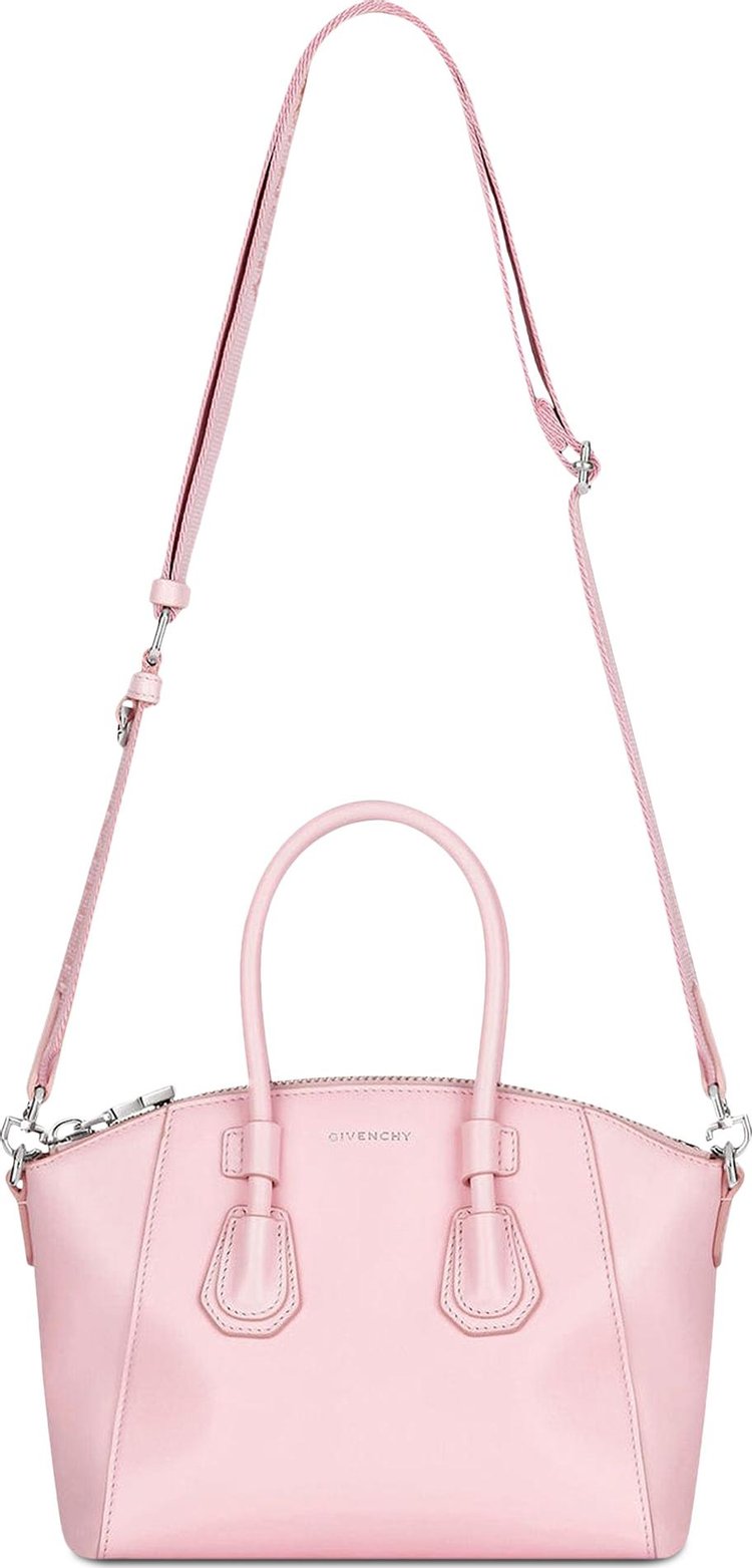 Buy Givenchy Mini Antigona Sport Bag In Leather - Blossom Pink At