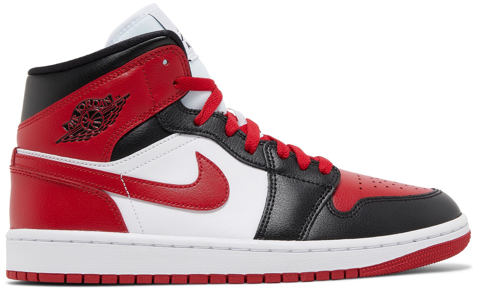 Buy Wmns Air Jordan 1 Mid 'Alternate Bred Toe' BQ6472 079 GOAT